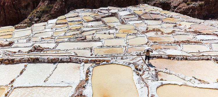Соляные пруды в Марасе (Перу)