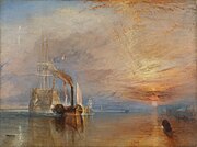 „Темерер на буксир към последния пристан“ (1839), Джоузеф Търнър