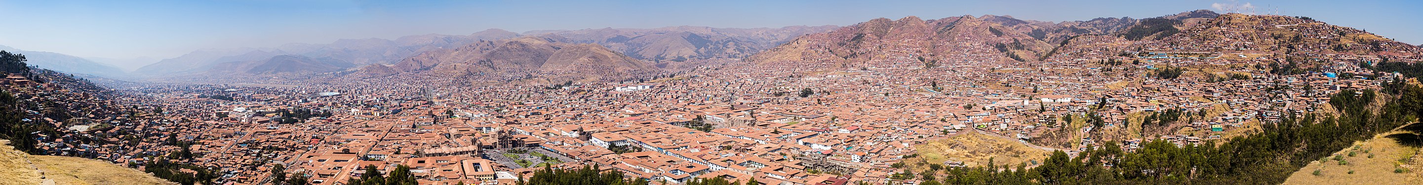 View of Cusco, Peru.