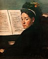Edgar Degas: Madame Dihau am Klavier, 1869–1872