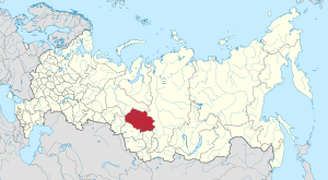 Томская область на карте