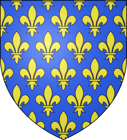 Ludvig VII av Frankrikes våpenskjold