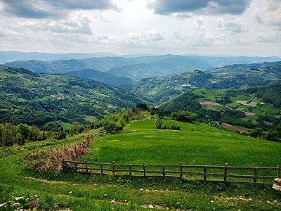 Дебело брдо на планини Повлен, околина Ваљева, Србија