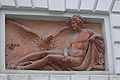 Ganymede, from a 19th century building in Trautsohn Gasse ("Beethoven house"), Vienna.