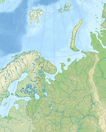 Северо-Западный федеральный округ: физико-географическая карта