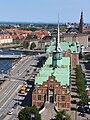 Børsen set fra Christiansborgs tårn