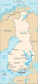 CIA:n kartta Suomesta CIA-karta över Finland CIA map of Finland