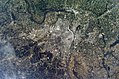 Satelitní snímek metropolitní oblasti Greater St. Louis
