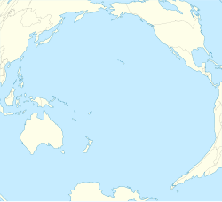 イースター島の位置（太平洋内）