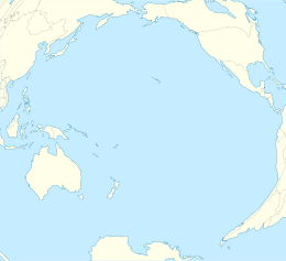 マニャガハ島の位置（太平洋内）
