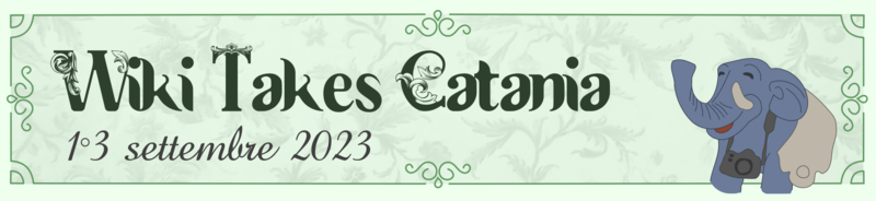 Banner di Wiki Takes Catania