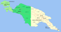Мапа провинције на острву Нова Гвинеја