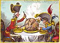 James Gillray: The plum-pudding in danger Feb. 26th 1805