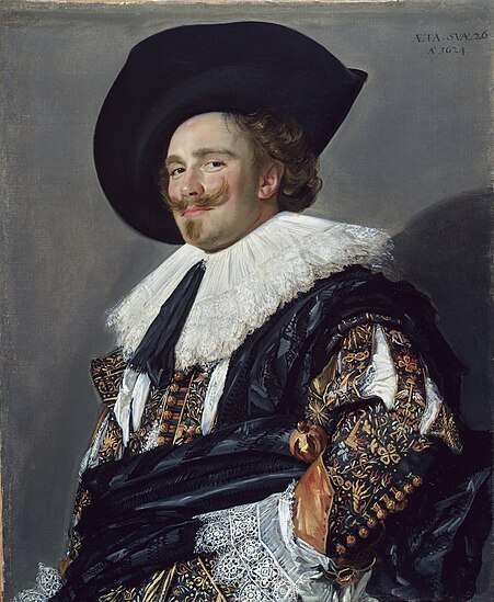 Bức tranh Laughing Cavalier (1624) của họa sĩ Frans Hals Hình: Bộ sưu tập Wallace