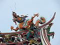 Un dragón chino en el Templo Longshan.