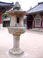 A stone lantern in Korea