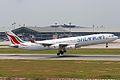 A SriLankan Airlines Airbus A340-300 upon arrival to Kuala Lumpur International Airport