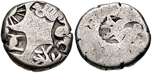 Mauryan Empire, Emperor Salisuka or later. Circa 207-194 BCE.[81]