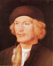 Albrecht Dürer (1471-1528), Portrait d'un jeune homme, 1507.