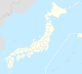 map of the main islands with a side map for the Ryukyu Islands