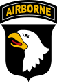 Нарукавна емблема 101-ї повітряно-штурмової дивізії США