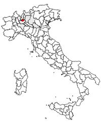 Letak Provinsi Monza dan Brianza di Italia