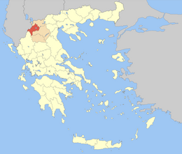 Unità periferica di Kastoria – Mappa