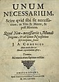 Titelblatt von „Unum Necessarium“ (1668)