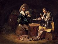 Солдаты, играющие в карты. Виллем Корнелис Дейстер, между 1625 и 1630