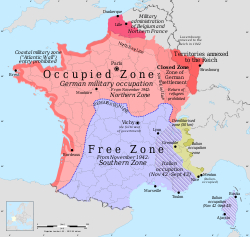 Lokasi German-occupied France
