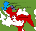 Image 251526年後匈牙利領土的瓜分   皇家匈牙利  特兰西瓦尼亚   奥斯曼帝国  哈布斯堡奧地利（摘自奥斯曼帝国）
