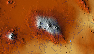 キリマンジャロ周辺の地形図