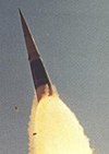 Sprint missile in flight