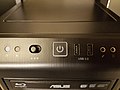 Facade buttons of an ATX computer case