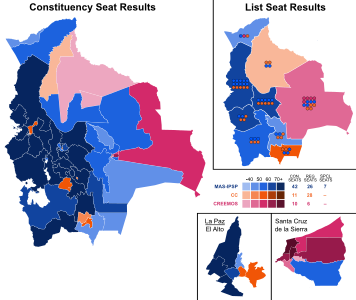 Results in the Chamber of Deputies.