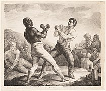 Combate de boxeo (1818), de Théodore Géricault, Museo Metropolitano de Arte, Nueva York