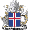 Coat of arms of Iceland.
