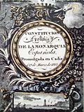 Miniatura para Constitución española de 1812