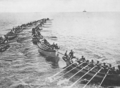 海上を移動する日本軍