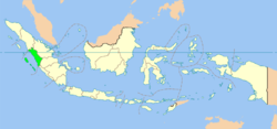Pernahé Sumatra Kulon ing Indonésia