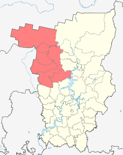 Location of Komi-Permyak Okrug within Perm Krai