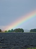 Lago Leppävesi, Laukaa e Jyväskylä.
