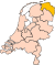 Localização da Groninga nos Países Baixos