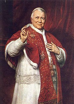 Imatge del papa Benurós Piu IX