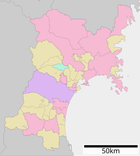 宮城県行政区画図