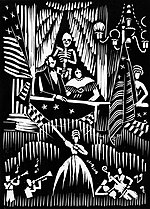 Thumbnail for File:At the Theatre Abraham Lincoln Biography in Woodcuts 1933 Charles Turzak.jpg
