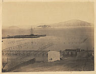 Alcatraz Island in 1856