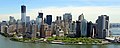 تصویری از منهتن جنوبی و مشاهده ساخت مرکز تجارت جهانی در ۳۰ آوریل ۲۰۱۲