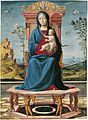 The Virgin and Child enthroned, ca. 1495