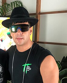 Timmy Trumpet during an Interview at Airbeat One in 2019